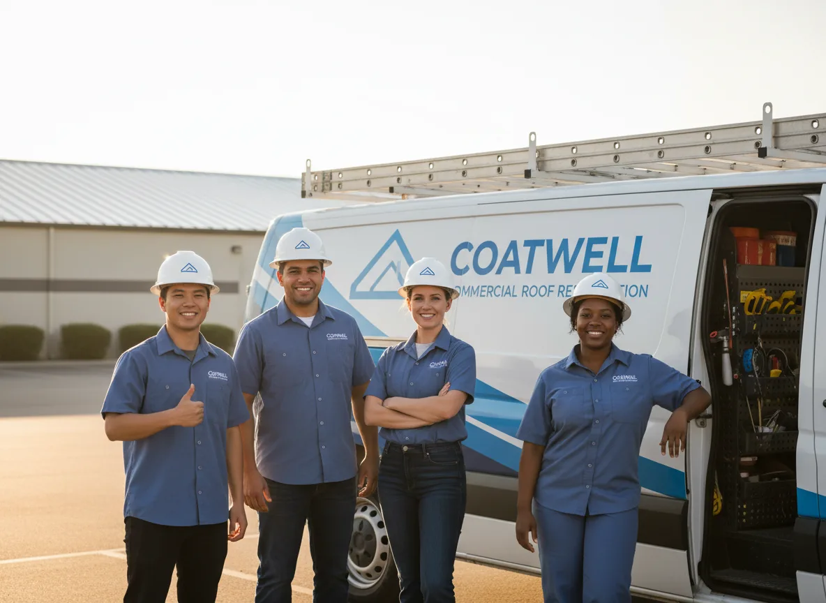 Commercial roof coating company in Cookson, OK
